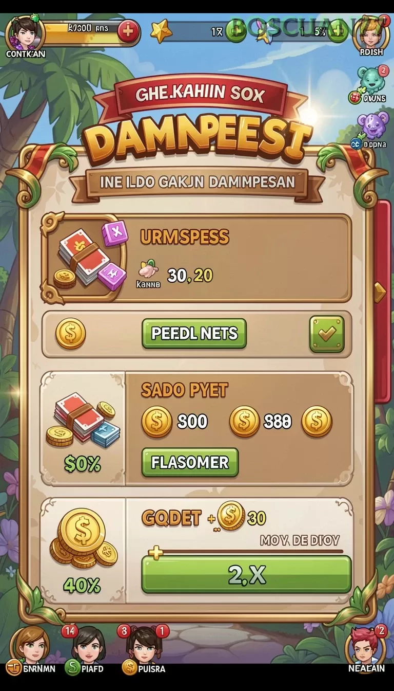 Cuplikan layar HARTASPIN — menu navigasi